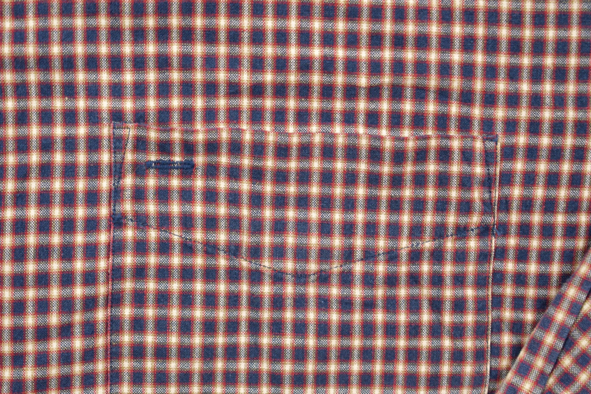 Vintage 1990s Cactus Clothing Button Up Shirt / Check Shirt / Abstract Pattern / Formal Shirt / Long Sleeve / Pocket Shirt