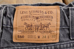 Vintage 1990s Levi's 550 Red Tab Jeans Size 31 x 31.5
