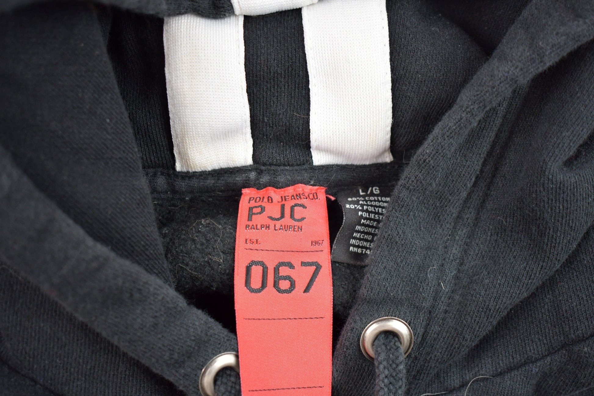 Vintage 1996 Polo Jeans Company Ralph Lauren Graphic Hoodie