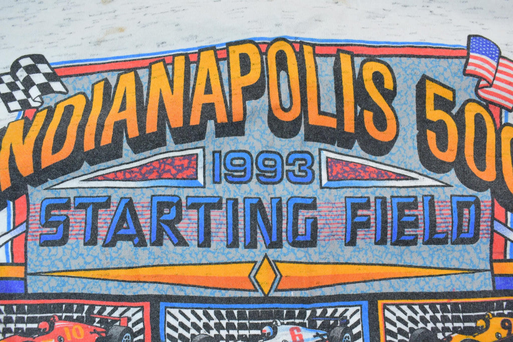 Vintage 1993 Indianapolis 500 Starting Field Racing T-Shirt