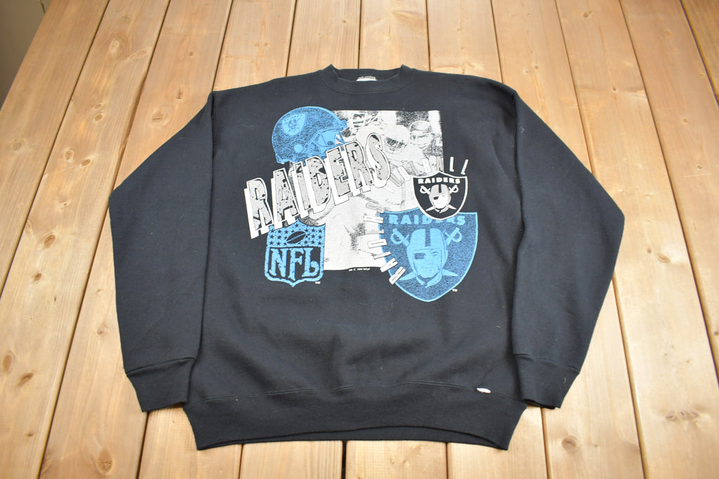 Vintage 1991 Los Angeles Raiders Graphic Crewneck Sweatshirt