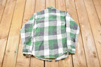 Vintage 1990s Five Brother Plaid Button Up Shirt