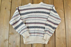 Vintage 1990s Youth Class Club Knit Crewneck Sweater