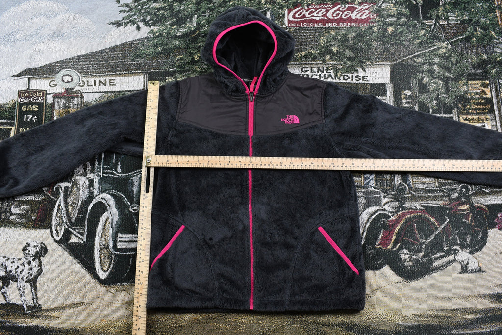 Vintage 1990s Girls The North Face Full Zip Fleece Sweater