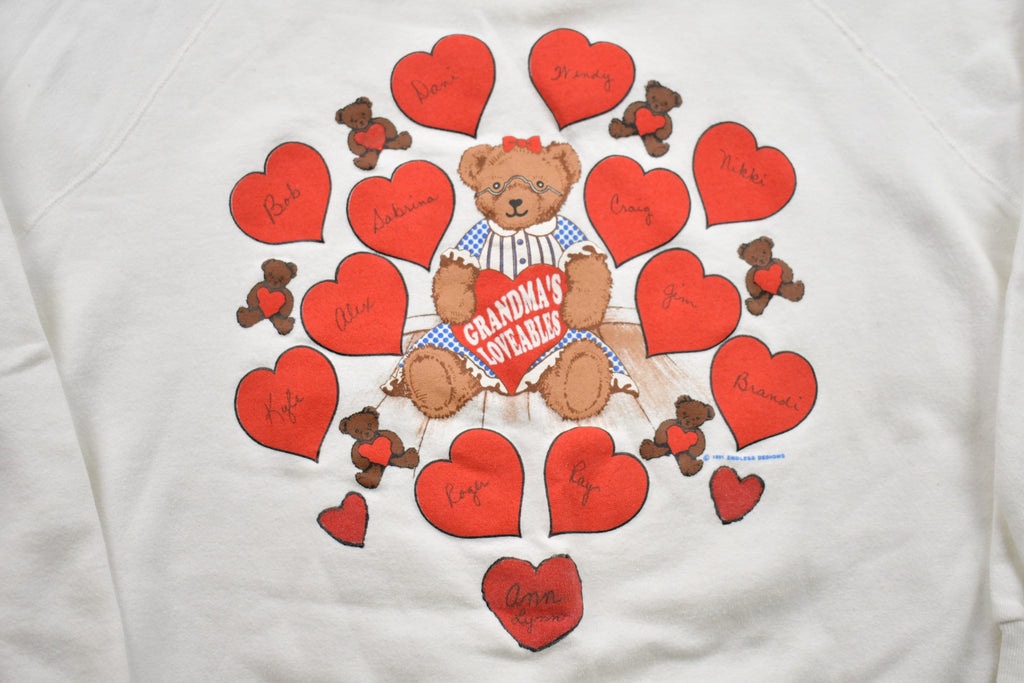 Vintage 1990s Lee Teddy Bear Theme Crewneck Sweater
