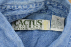 Vintage 1990s Cactus Clothing Button Up Denim Shirt
