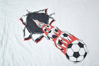 Vintage 1996 Euro Croatia Soccer Souvenir Single Stitch Graphic Print T-Shirt Made In USA