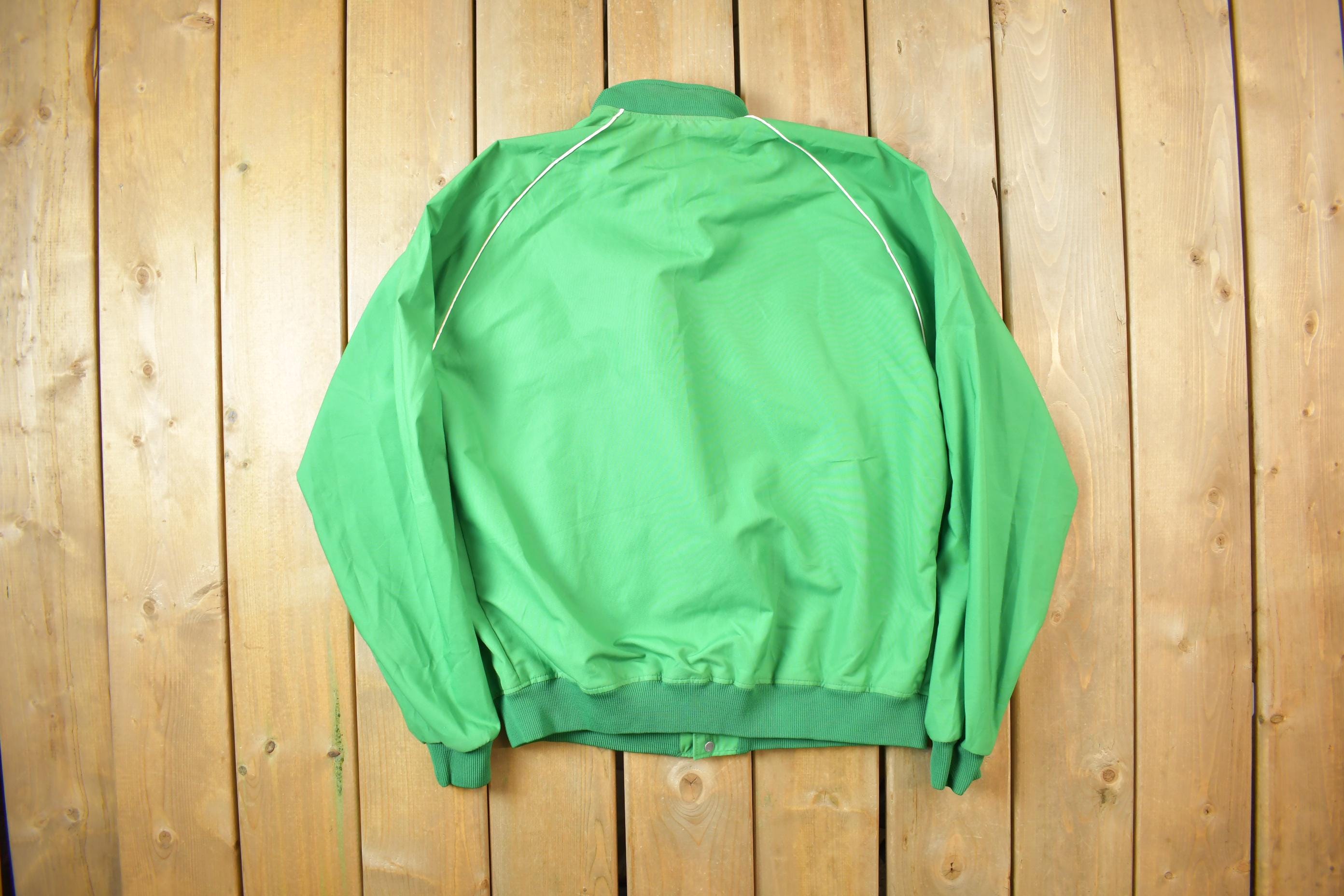Vintage 1980s Holloway Pioneer Seed Windbreaker Jacket Made In USA