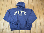 Vintage Y2K University Of Pittsburgh Panthers Collegiate Crew Neck / Embroidered Russell Athletics / NCAA Sweatshirt / Sportswear