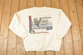 Vintage 1990s Bassett Walker Bald Eagle Graphic Print Crewneck Sweatshirt Mens XL
