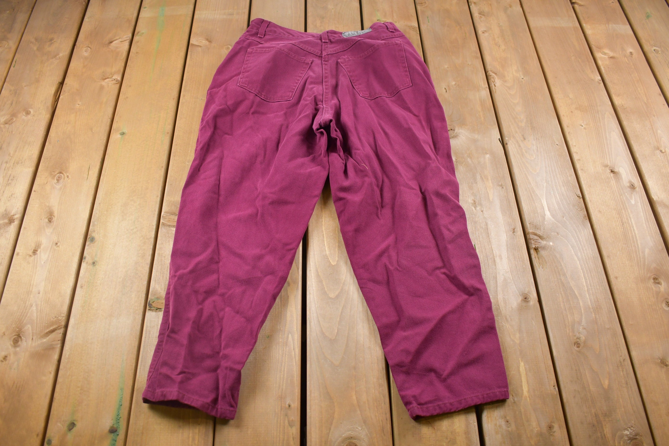 Vintage 1990's Gitano Pink Corduroy Pants 28 x 26