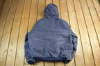 Vintage 1990s Carhartt Canvas FR Fire Resistant Hooded Jacket Men's XL