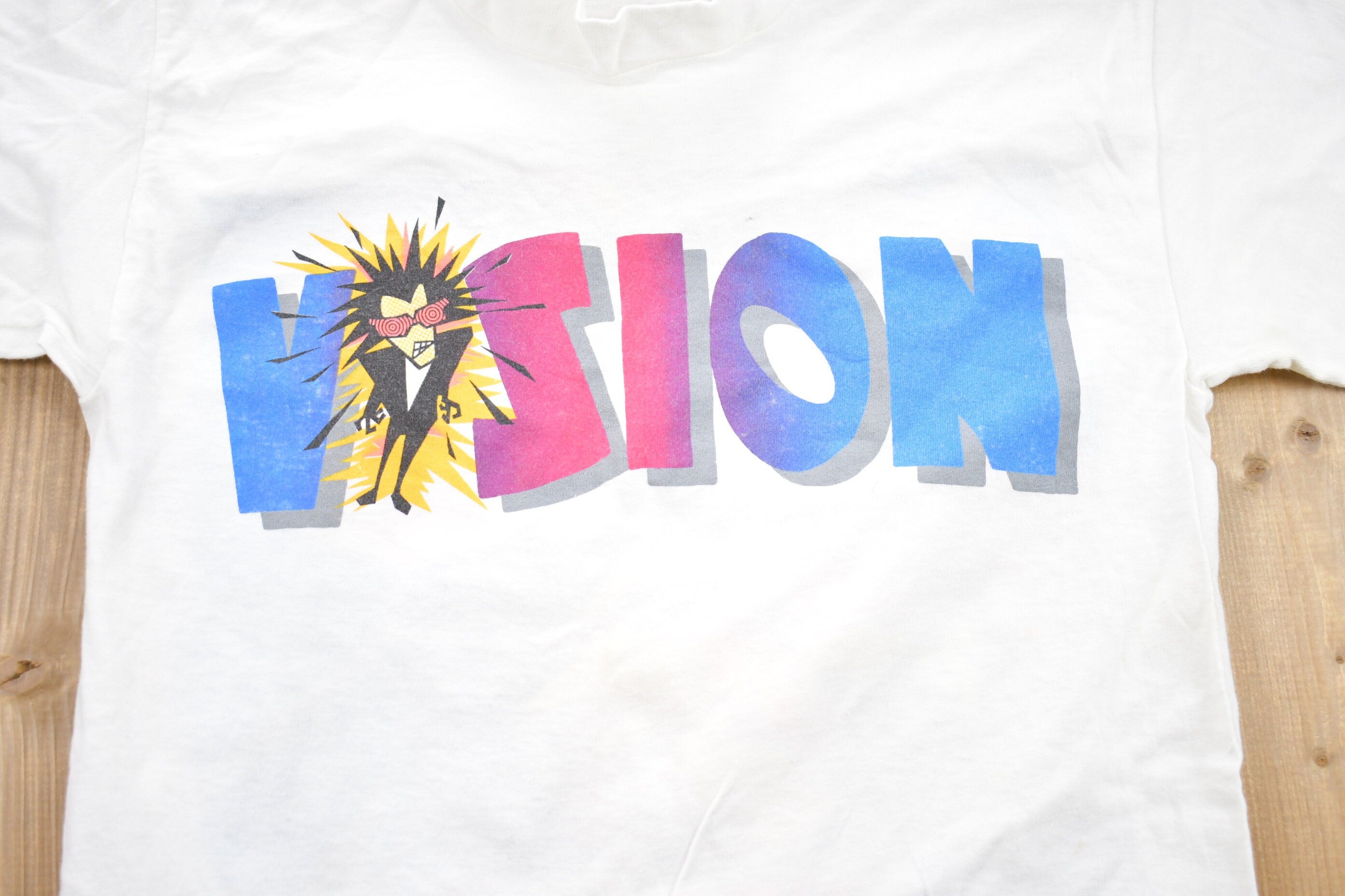 Vintage 1986 Vision Street Wear Psycho Stick Graphic T-Shirt