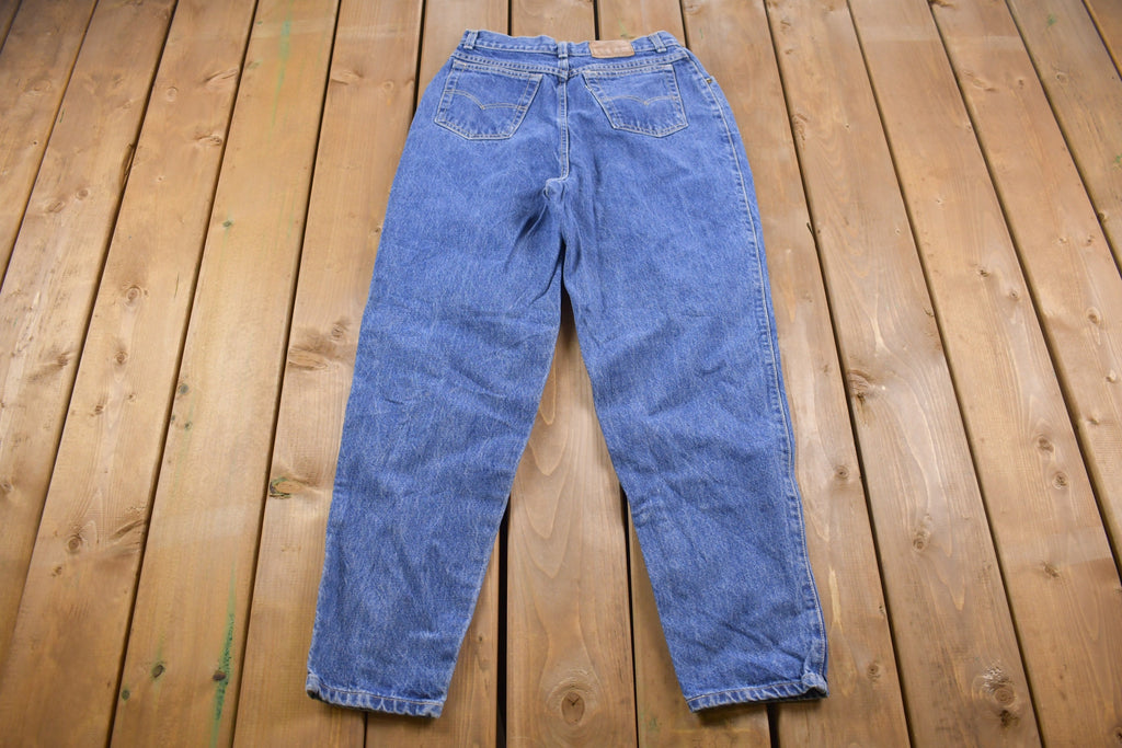 Vintage 1990s Levi's Pleated Jeans White Tab Jeans Size 26 x 28