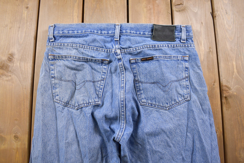 Vintage 1990's Harley Davidson Blue Jeans 36 x 29