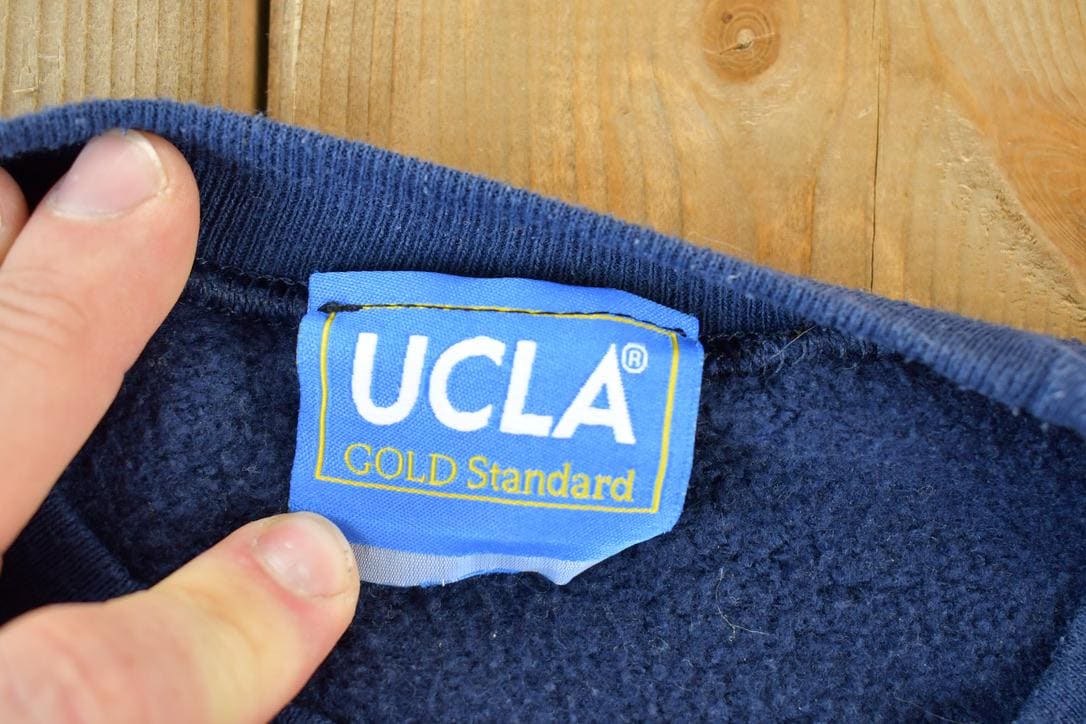 Vintage 1990s UCLA University Crewneck  Vintage UCLA Gold Standard Collegiate  Made In USA  90s College Crewneck  Preppy Sportswear