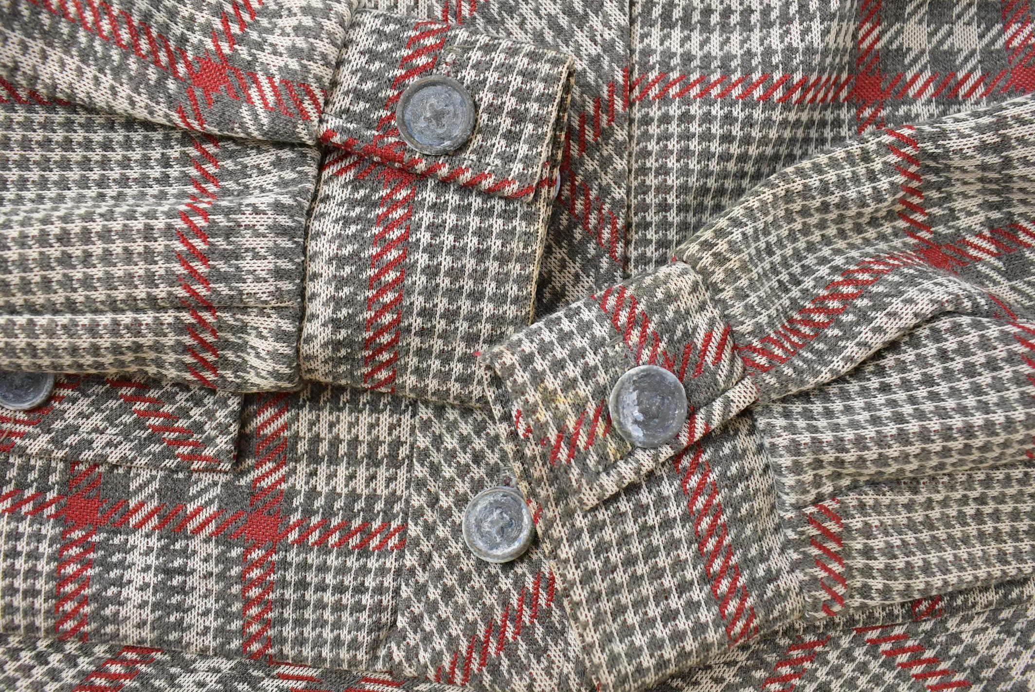 Vintage 1960s Cos Cob Houndstooth Sport Coat Jacket Women's S /