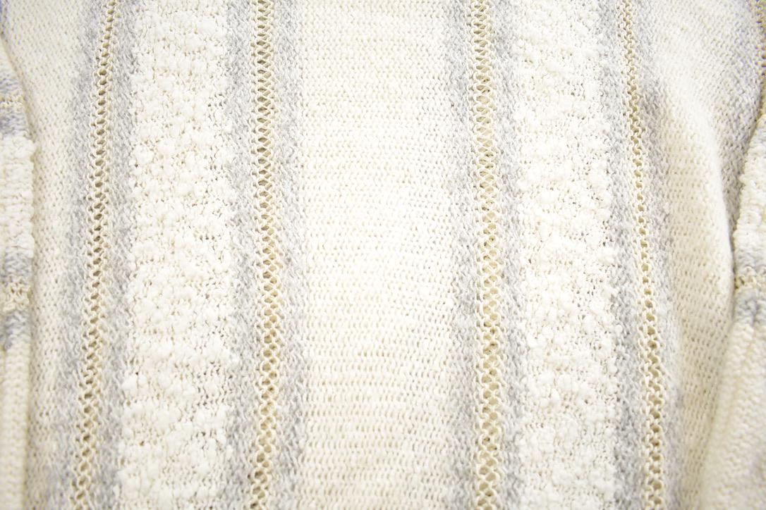 Vintage 1980s Harrington Square Knit Crewneck Sweater