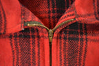 Vintage 1950s Melton Outer-Wear Buffalo Plaid Wool Hunting Jacket Men's XL