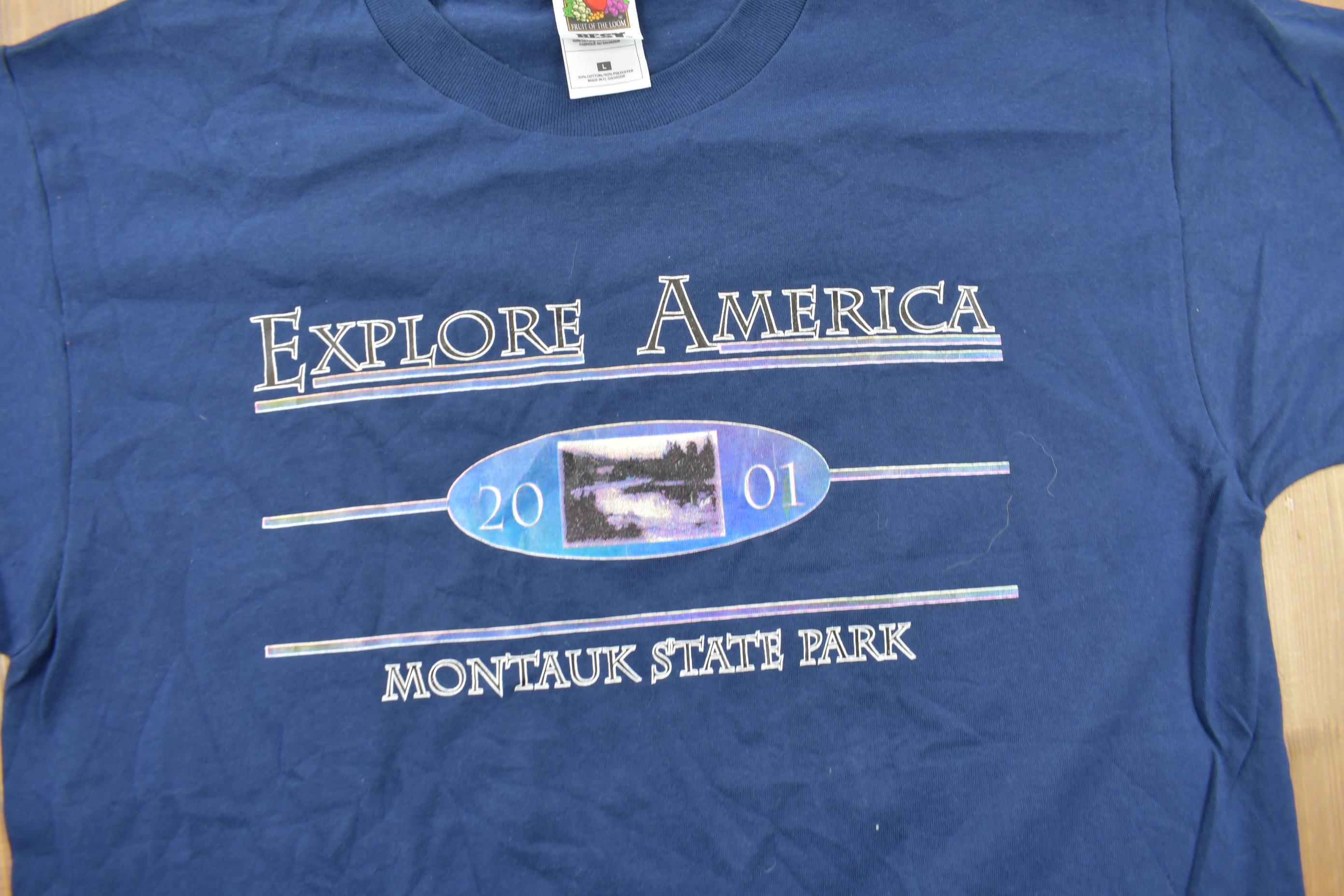 Vintage 2001 Explore Montauk State Park T-Shirt