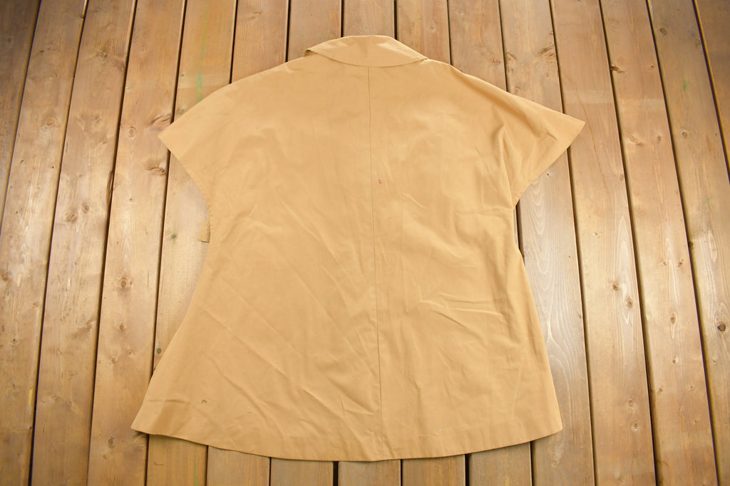 Vintage 1970w Cape Poncho Express Collared Poncho