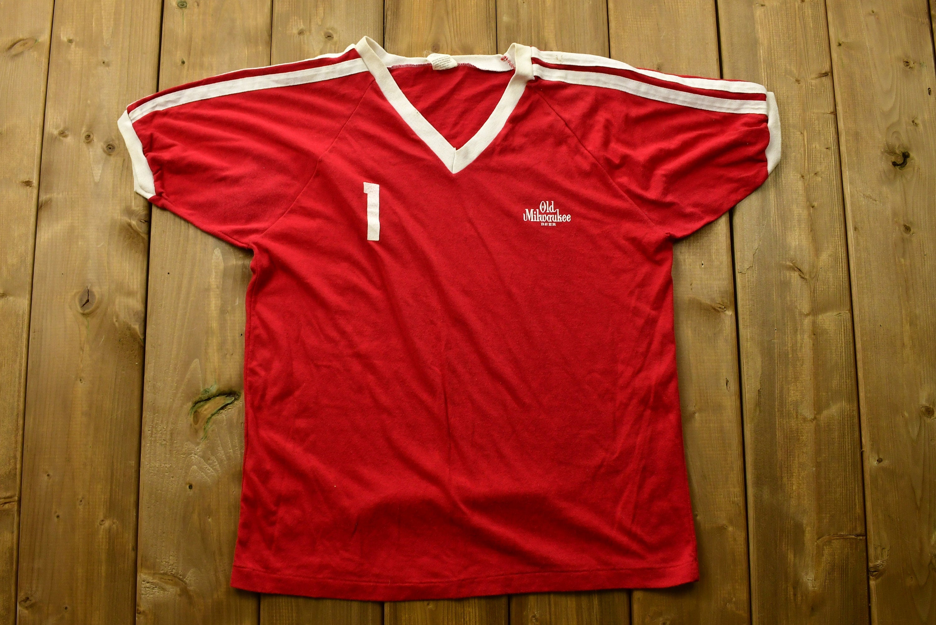 Vintage 1980's Elmer's Restaurant Uniform T-Shirt Made In USA