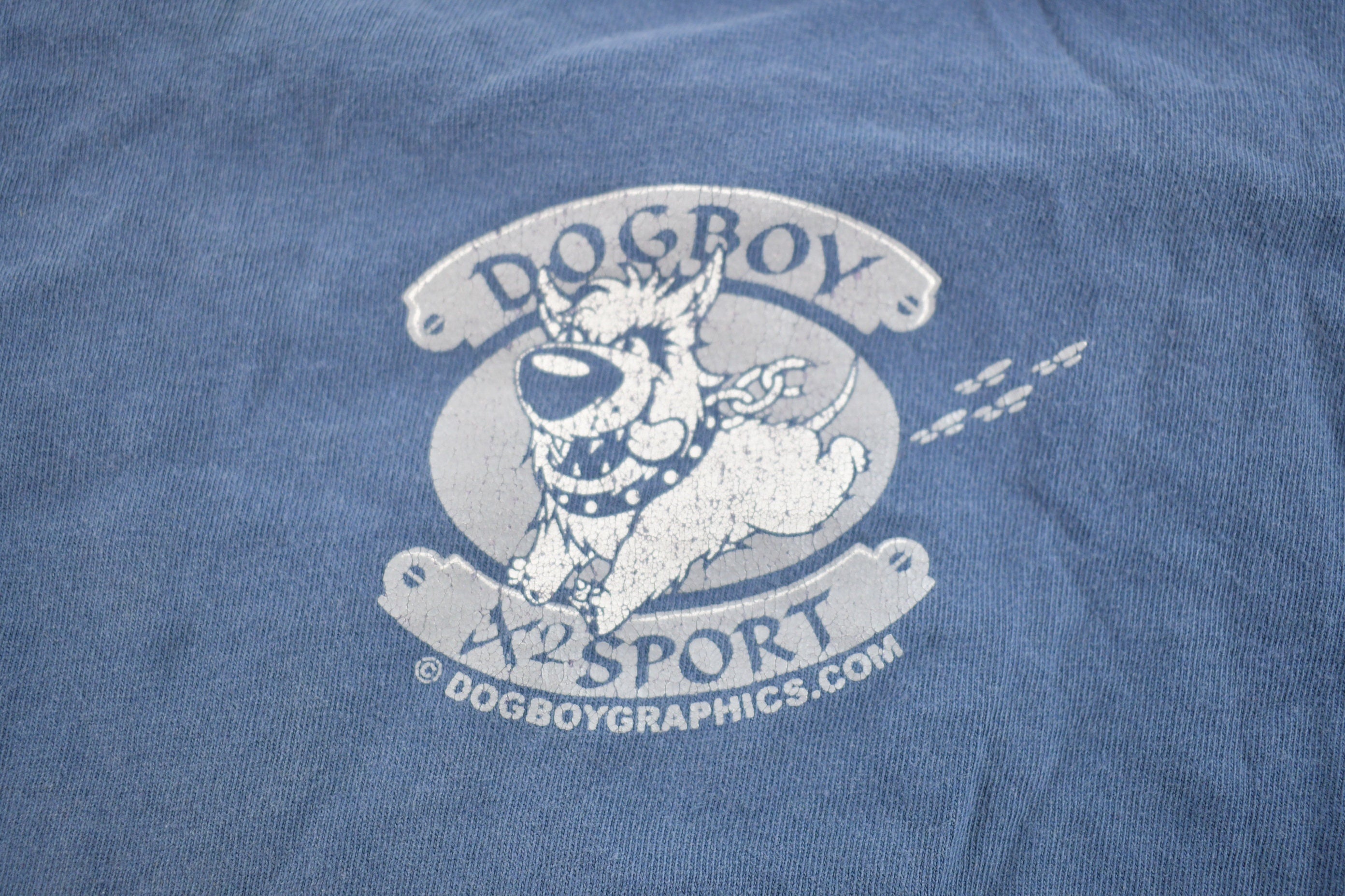 Vintage 1990s Hanes Dogboy Sport Graphic T-Shirt