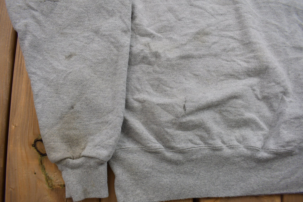 Vintage 1990s Champion Stained & Distressed Crewneck Sweatshirt