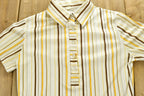 Vintage 1980's Half Button Up Collared T-Shirt