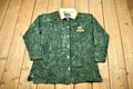 Vintage 1990s Green Bay Packers NFL Game Day Velvet Button Up Sweatshirt