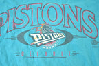 Vintage 1990s Detroit Pistons NBA Basketball Graphic Tank Top Mens L