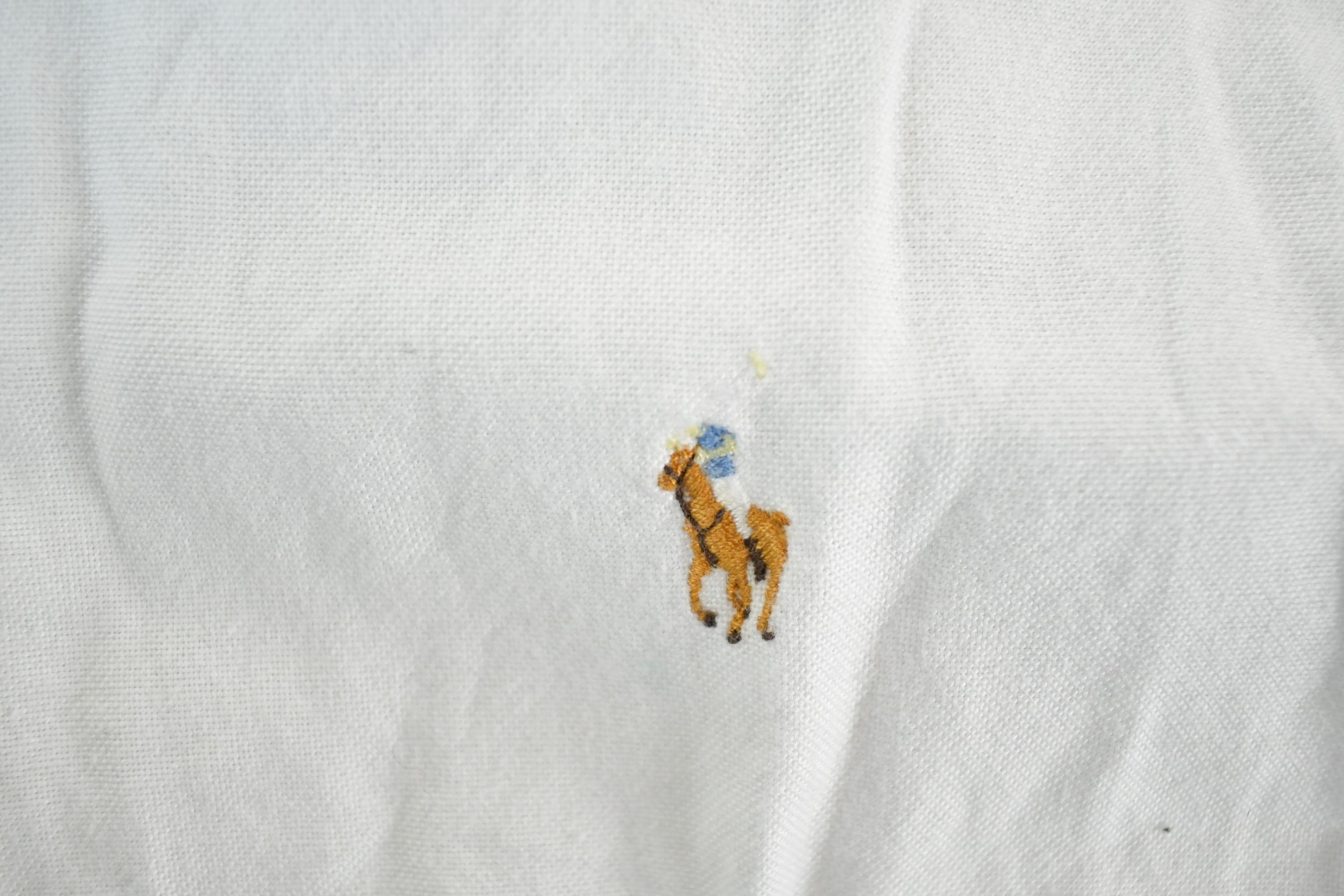 Vintage 1990s Ralph Lauren Pure White Button Up Shirt Men's L