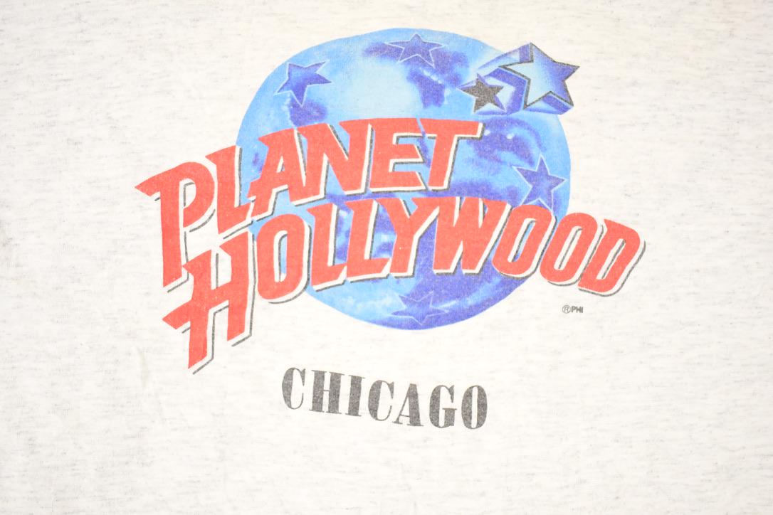 Vintage 1990s Planet Hollywood Chicago Souvenir Travel T-Shirt Men's XL