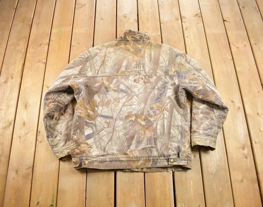 Vintage 1980s Dri-Duck Duck Camo Hunting Jacket