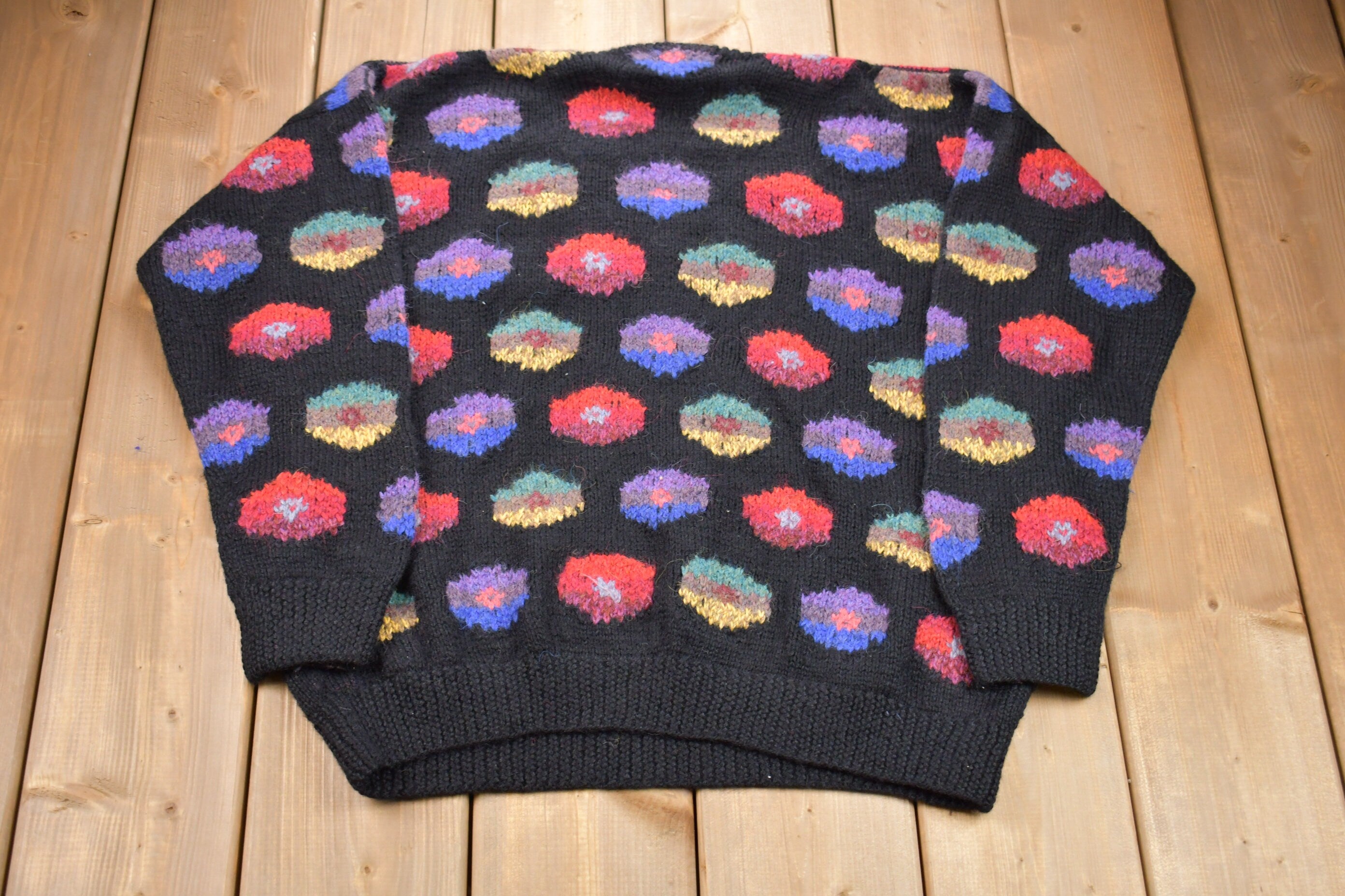 Vintage 1980s The Peruvian Knitted Sweater