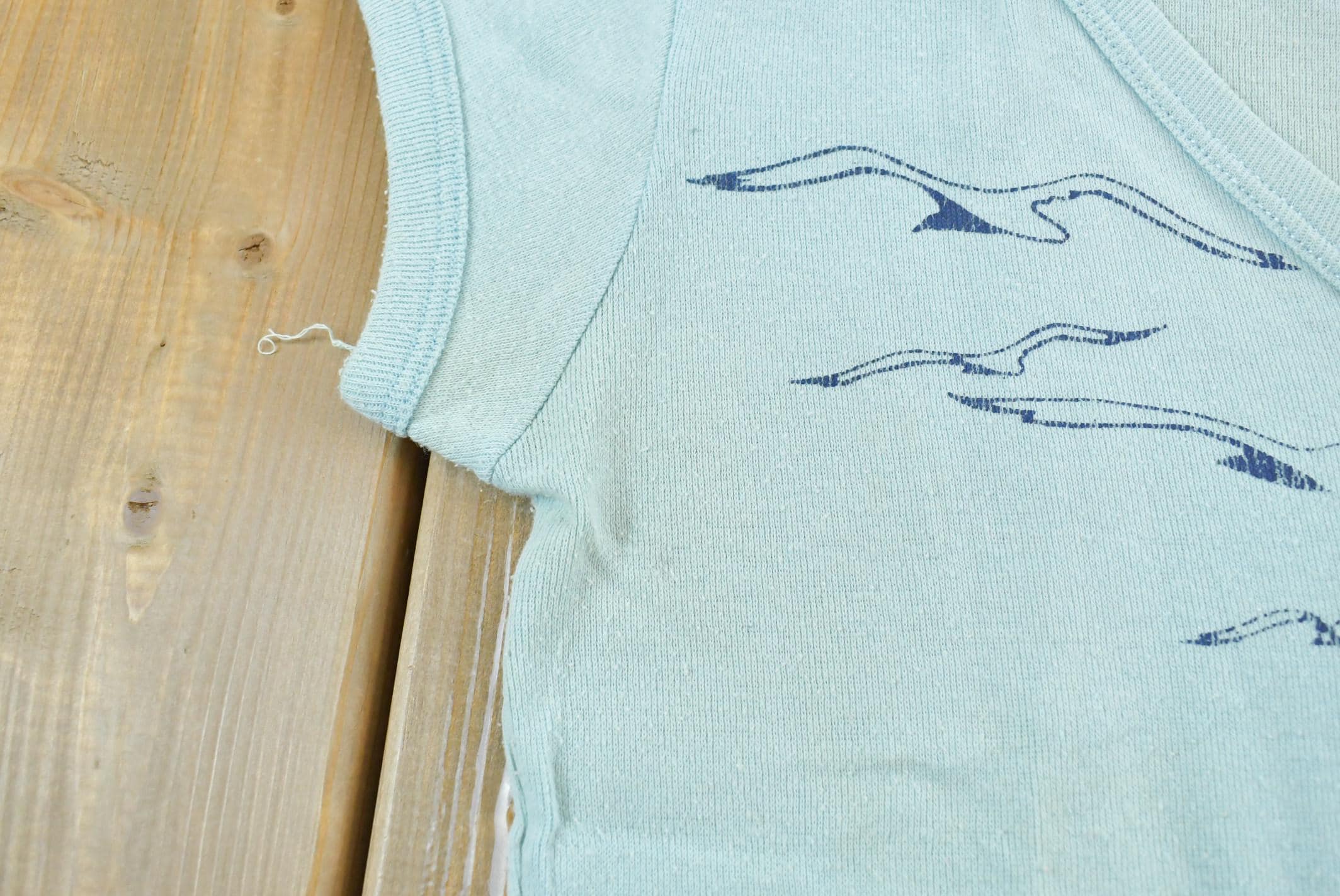 Vintage 1970s Florida Seagulls Souvenir T Shirt Baby Tee Womens S