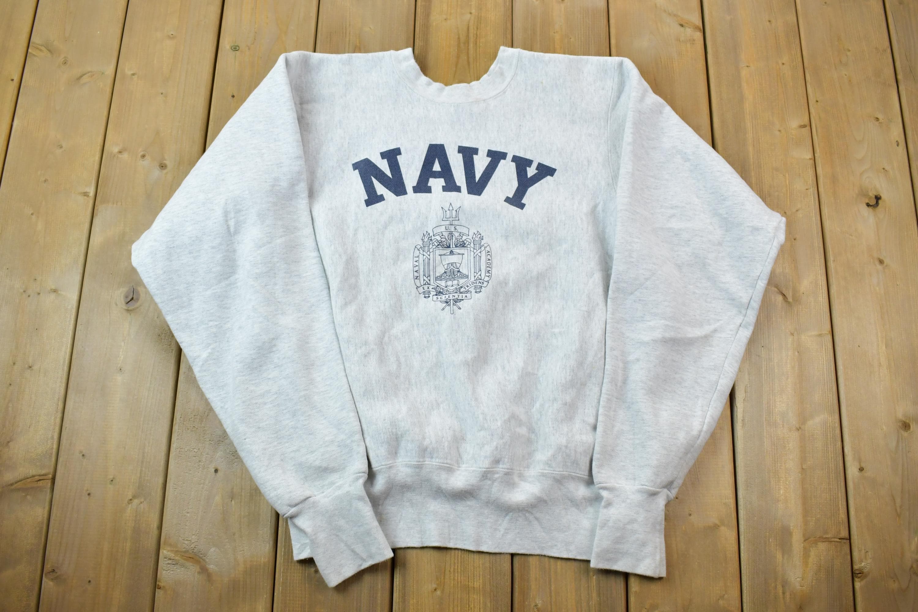Vintage Military Naval Academy Store Button Up Shirt