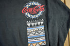 Vintage 1989 Coca Cola Beach Volleyball Crewneck Sweatshirt Men's Small