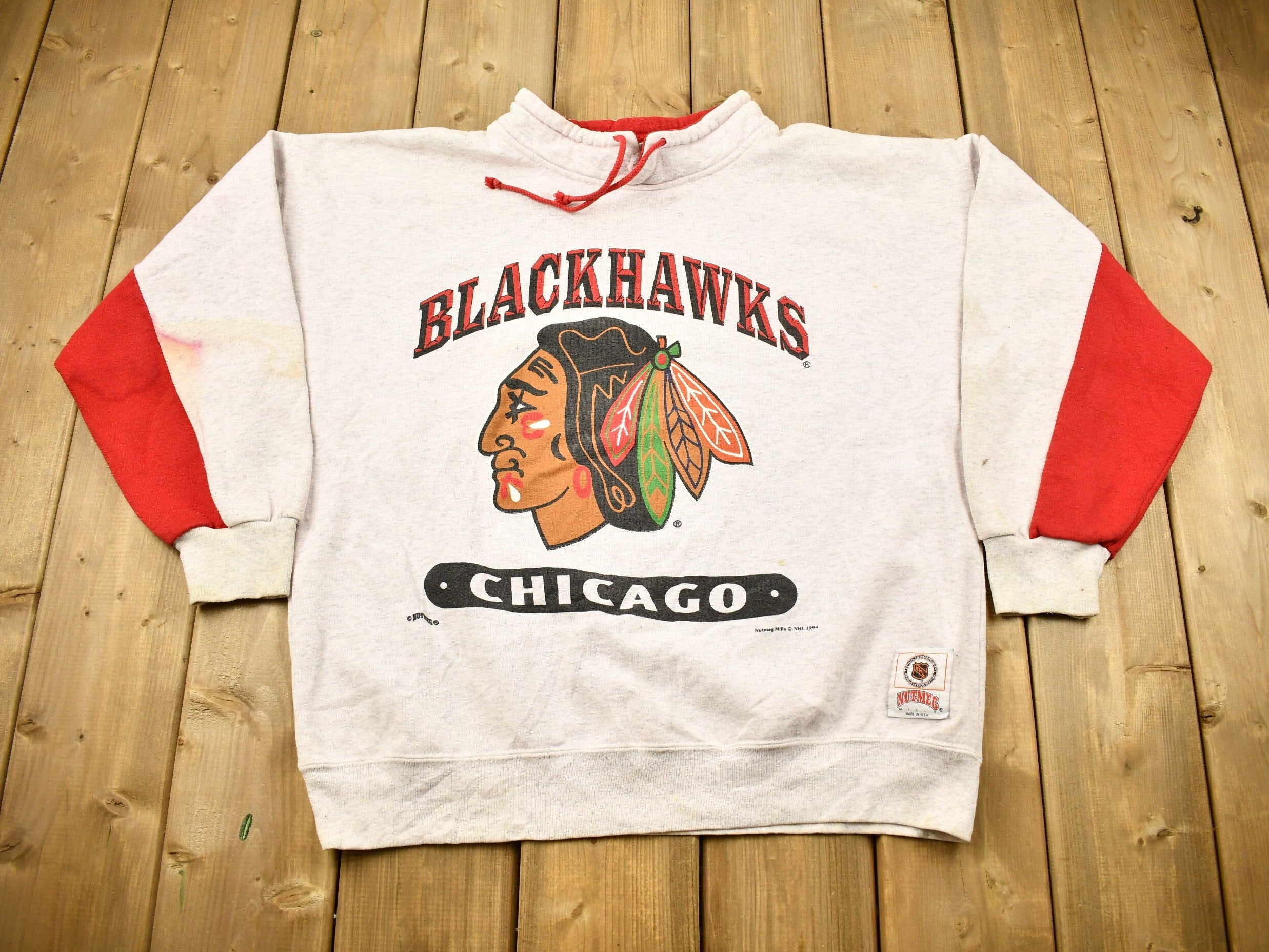 Vintage 1994 Chicago Blackhawks NHL Pullover Sweatshirt