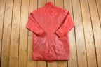 Vintage 1980s Red Leather Jacket