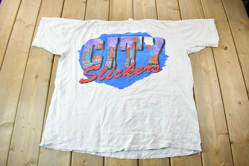 Vintage 1993 Tiny Tunes City Slickers All Over Print Graphic T-Shirt