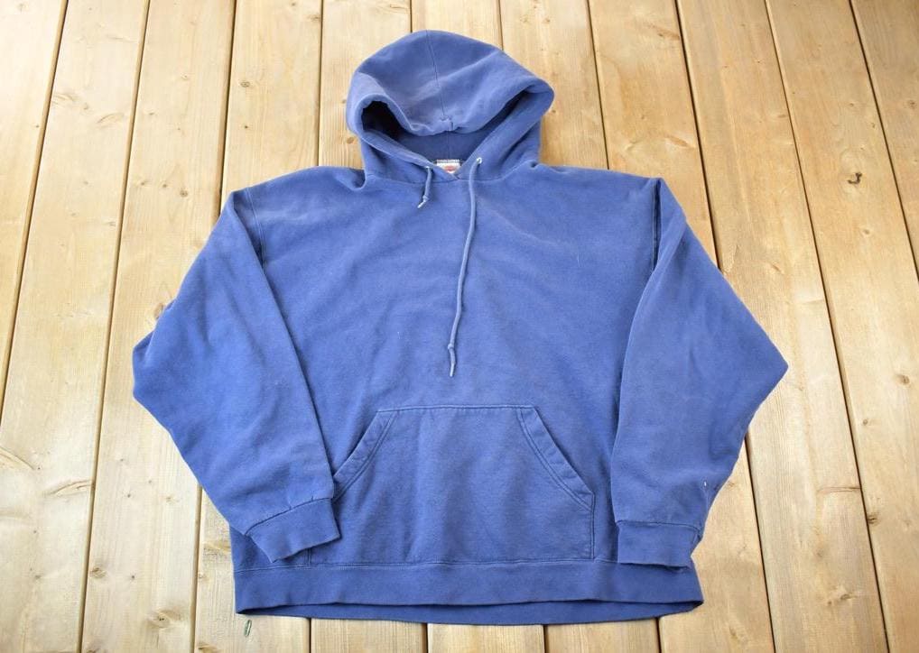 Vintage 1990s Blank Hoodie Made In USA