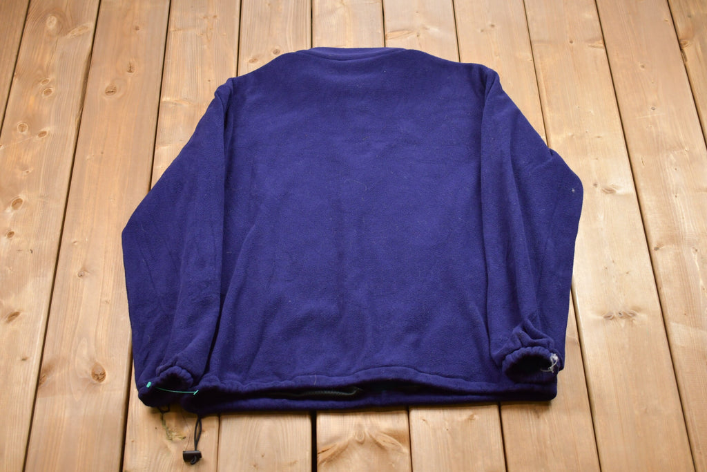 Vintage 1990s Nashbar Quarter Zip Fleece Sweater