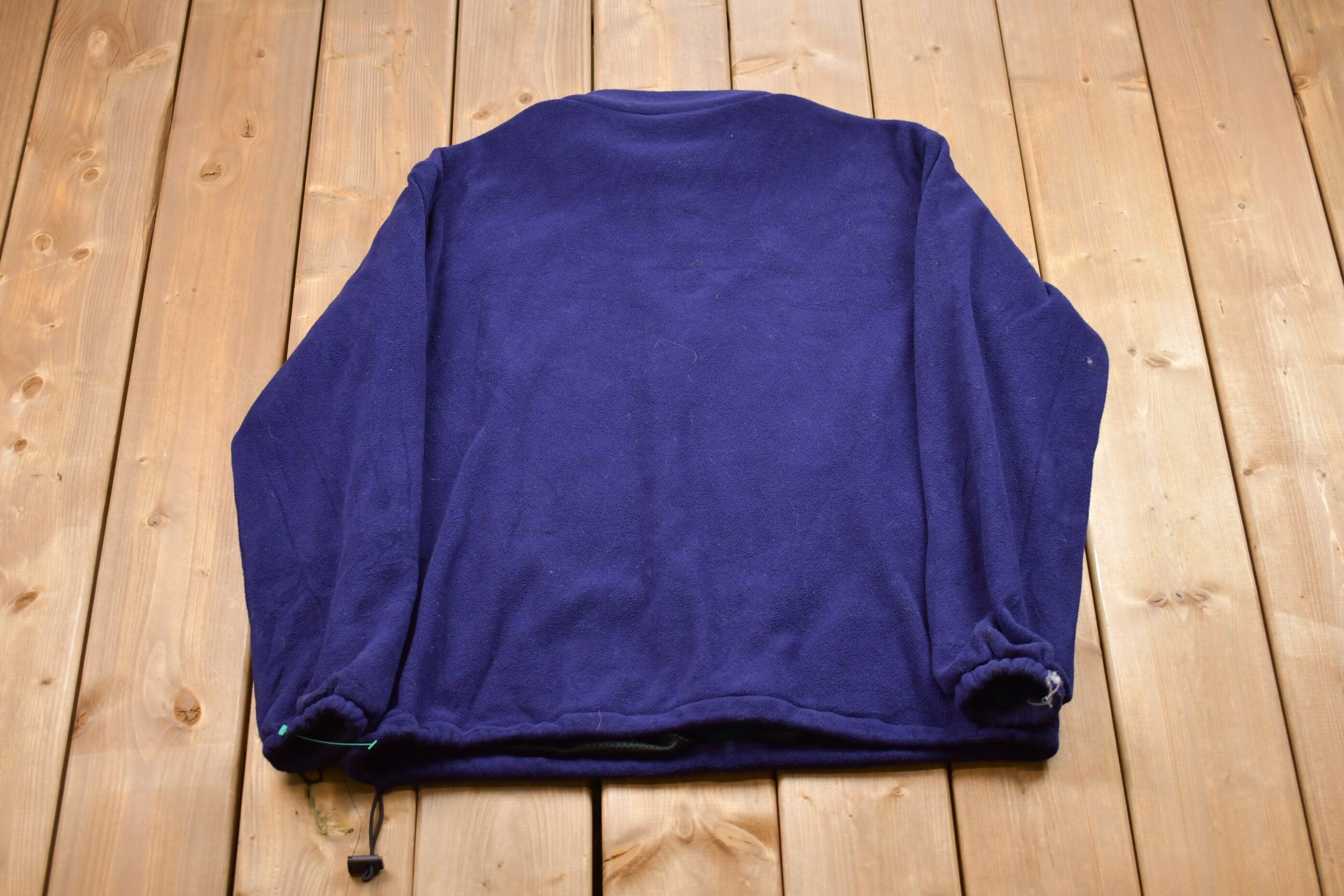 Vintage 1990s Nashbar Quarter Zip Fleece Sweater