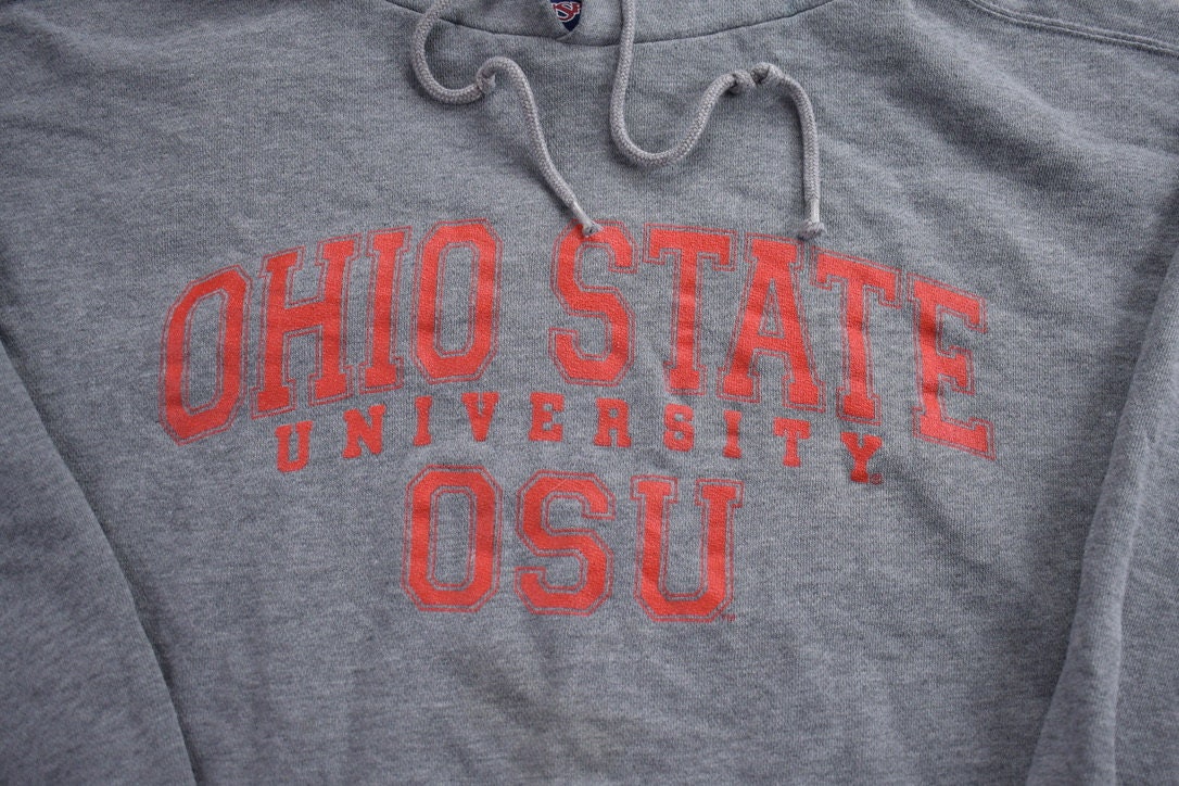 Vintage 1990s Ohio State University Collegiate Crewneck / Embroidered / NCAA Sweatshirt / Sportswear / Americana