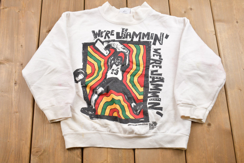 Vintage 1990s Youth Nike We're Jammin Michael Jordan Crewneck Sweatshirt