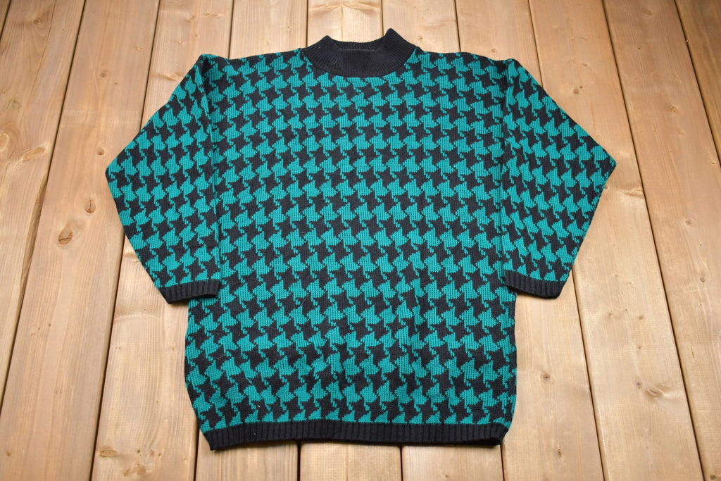 Vintage 1990s Kate Collins Made In USA Knitted Sweater