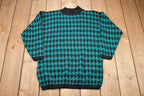 Vintage 1990s Kate Collins Made In USA Knitted Sweater