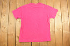 Vintage 1990s Pink Mardi Gras Jester T Shirt