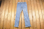 Vintage 1990s Levi's 505 Low Rise Distressed Denim Jeans Size 31 x 32 / Vintage Denim / Streetwear / Light Wash / Vintage Levi's